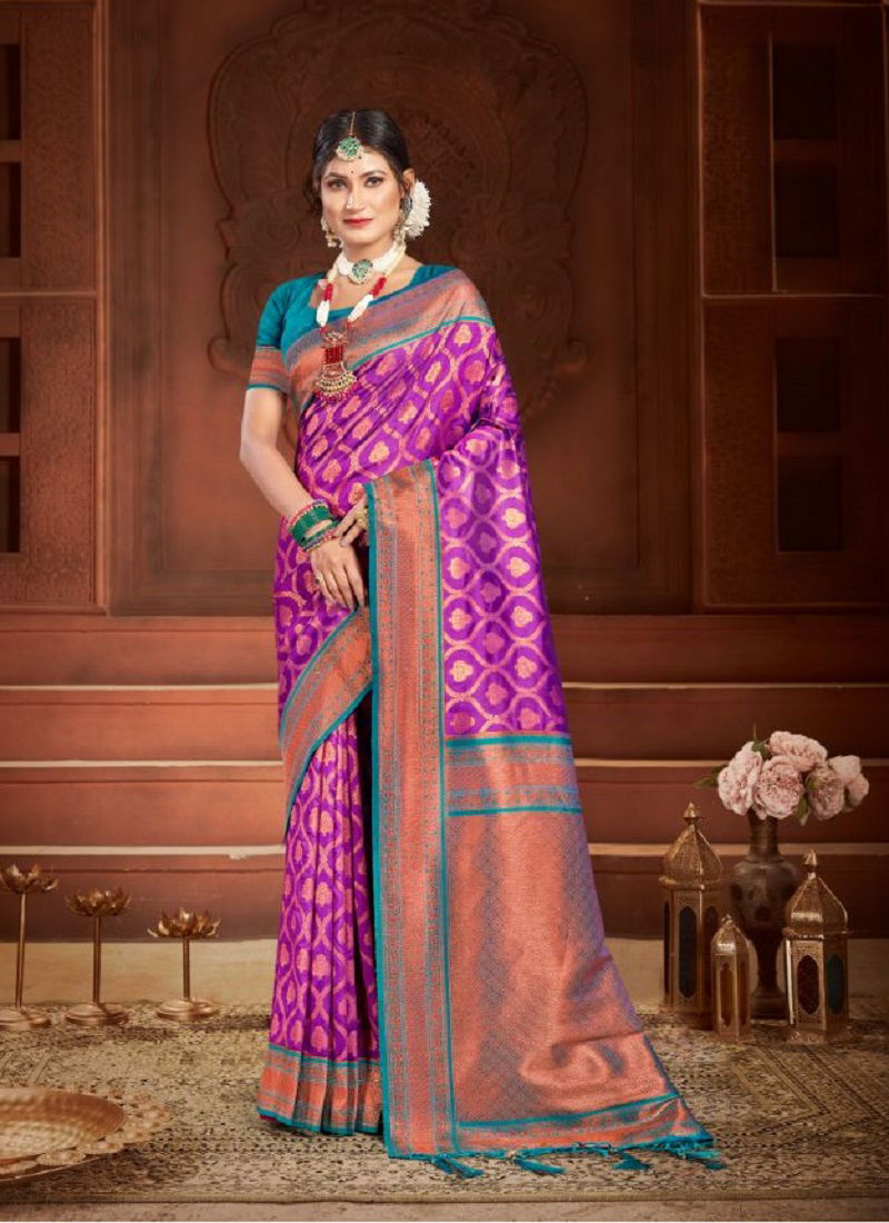 Florina By Bunawat Banarasi Silk Sarees Catalog
